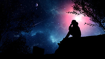 Daydreaming , sad, alone, artist, artwork, digital-art, artstation HD wallpaper