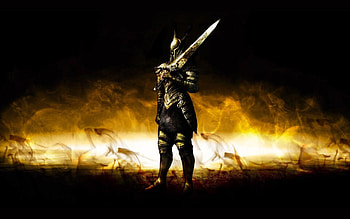 dark souls bonfire ... HD wallpaper