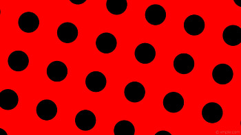 dots red polka black spots HD wallpaper