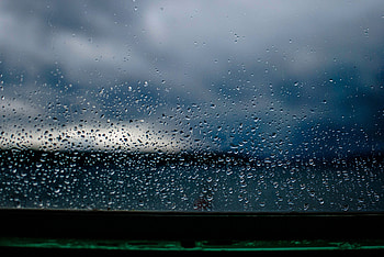 Drops, Dark, Blur, Smooth, Surface, Glass HD wallpaper