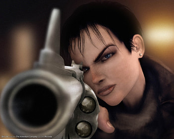 Agent Victoria Mcpherson, still life, game, girl, gun, female HD wallpaper