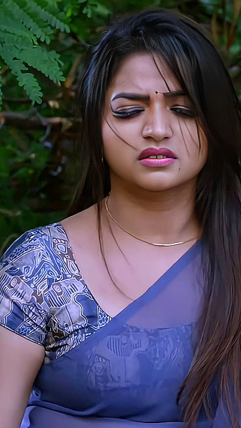 Nithya ram, tamil actress, saree beauty HD phone wallpaper