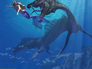 Monster, fantasy, 3d HD wallpaper