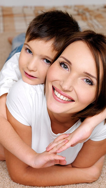 Mom Papa, Mother Daughter Love HD phone wallpaper