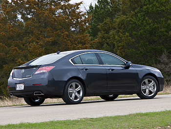 Auto, Trees, Grass, Acura, Cars, Asphalt, Side View, Style, Akura, Tl, 2011 HD wallpaper
