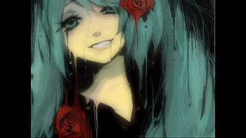 melting, cartoon, hatsune miku, pretty, girlmanga, drawing, japan, vocaloid HD wallpaper