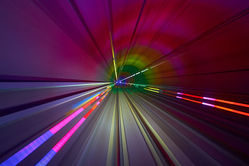 Miscellanea, Miscellaneous, Multicolored, Motley, Speed, Immersion, Tunnel HD wallpaper