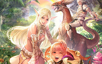 Lineage game, Gaming experts, Elves , backgrounds HD wallpaper