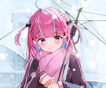 Minato Aqua, hololive, Minato Aqua, Anime, Virtual Youtuber HD wallpaper