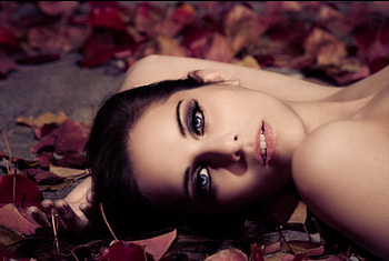 Blue eyes, sexy, eyes, girl, model HD wallpaper