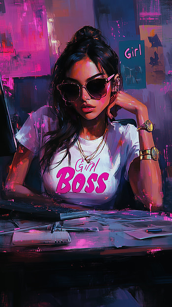 Empowering Girl Boss , girl boss, fashion, sunglasses, portrait, office HD phone wallpaper