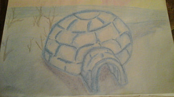 Igloo serenity, Chalk, Winter, Ice house, Igloo, Cold HD wallpaper