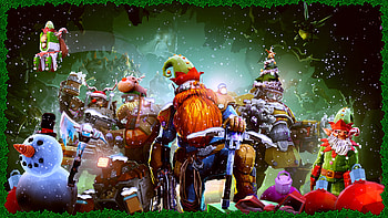 Deep Rock Galactic Survivor, video game, Deep Rock Galactic: Survivor, Christmas Gaming HD wallpaper