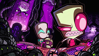 Invader ZIM, TV series, Backdrops, Comic adventure HD wallpaper