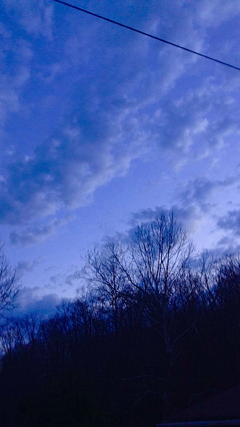 Blue Aesthetic, Blue Aesthetic Nature HD phone wallpaper