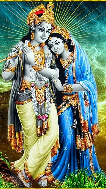 Radha Krishna, Lord Krishna, Devi Radha HD phone wallpaper