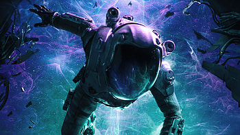 Scifi Space Aurora Life , astronaut, artist, artwork, digital-art, artstation HD wallpaper