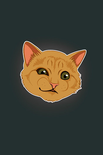 Art, Cat, Cool, Emotions, Meme HD phone wallpaper