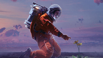 Mars Astronaut, astronaut, artist, artwork, digital-art, behance HD wallpaper