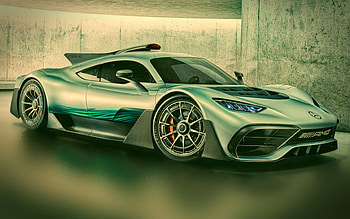 Mercedes-AMG Project One, hypercars, 2017 cars, supercars, R50, german cars, Mercedes HD wallpaper