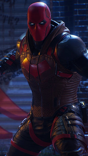 Red Hood's arrival, Gotham Knights game, Mobile , Batman universe HD phone wallpaper