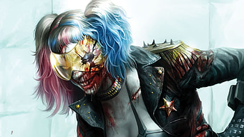 Harley Quinn Crisis, harley-quinn, superheroes, artwork, artist HD wallpaper