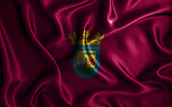 Alava flag, , silk wavy flags, spanish provinces, Day of Alava, fabric flags, Flag of Alava, 3D art, Alava, Europe, Provinces of Spain, Alava 3D flag, Spain HD wallpaper