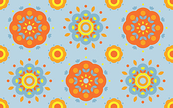 Flowers, Patterns, Circles, Texture, Textures HD wallpaper