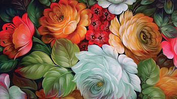 Flower art, nature, flowers, spring, art HD wallpaper