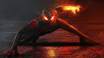 2020 Black Spider-Man, Artwork, Laptop , Full HD wallpaper