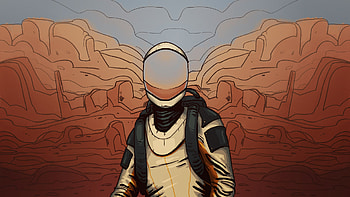 Mars Astronaut, video game HD wallpaper