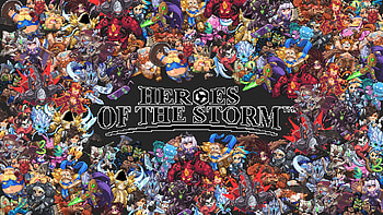 Heroes of the Storm, Pixel , Pixel sprays, Heroesofthestorm HD wallpaper