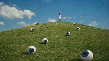 Weirdcore — Eyeball Hill HD wallpaper