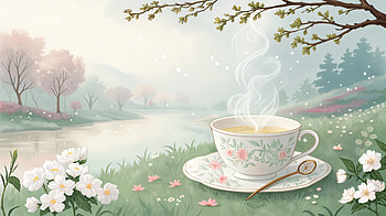 Serene White Tea: A Ultra Experience, tea, nature, flower, cup HD wallpaper