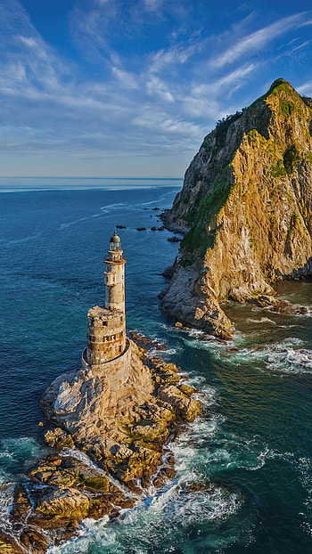 Aniva, Lighthouses HD phone wallpaper
