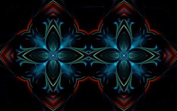Abstract, Patterns, Dark, Paints, Kaleidoscope HD wallpaper