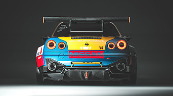 2023 Nissan Gtr William Racing , nissan-gtr, nissan, 2023-cars, cars, behance HD wallpaper