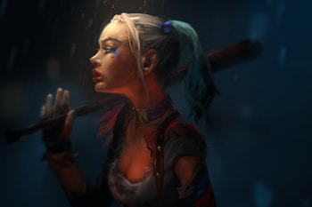 Harley Quinn Artwork, harley-quinn, superheroes, artist, artwork, digital-art HD wallpaper