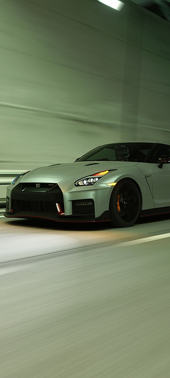 Nissan GTR R35 Nismo, automotive lighting, car, assetto corsa, night, mbd_design, shuto expressway, tunnel HD phone wallpaper