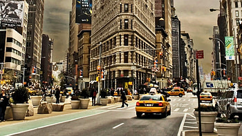 Flatiron Building, USA HD wallpaper