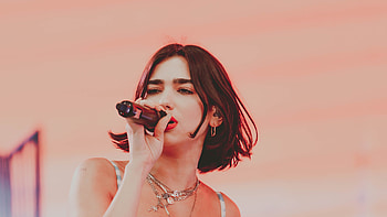 Dua Lipa Performing Live, dua-lipa, music, celebrities, girls HD wallpaper