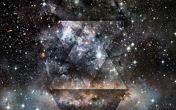 Abstract, Shine, Light, Brilliance, Stains, Spots, Points, Point, Triangle HD wallpaper