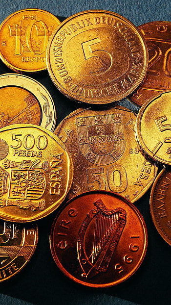 Shining Coins, money HD phone wallpaper