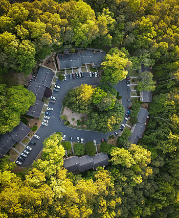 Cities, Houses, Trees, Usa, View From Above, Road, United States, Roof, Roofs HD phone wallpaper