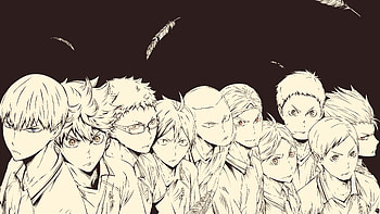 Haikyuu!!, Karasuno, Volleyball anime HD wallpaper