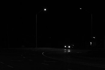 Night, Lights, Dark, Road, Car, Machine, Glow, Headlights HD wallpaper