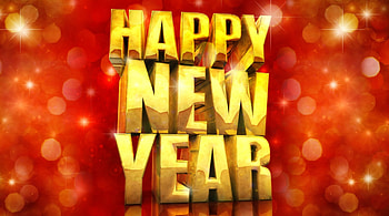 Happy New Year, background, holidays, abstract, new year HD wallpaper