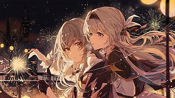 Honkai: Star Rail – Firefly & Stelle’s Nighttime Spark Celebration, Honkai: Star Rail, Firefly (Honkai: Star Rail), Stelle (Honkai: Star Rail), video game HD wallpaper
