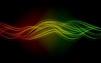 Abstract, Rainbow, Lines, Wavy, Colourful, Colorful, Iridescent HD wallpaper