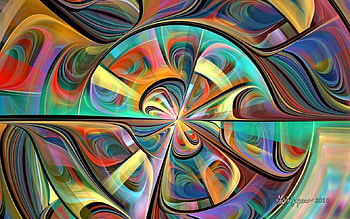 Wheel of Fortune, colors, fractal, abstract, wheel HD wallpaper
